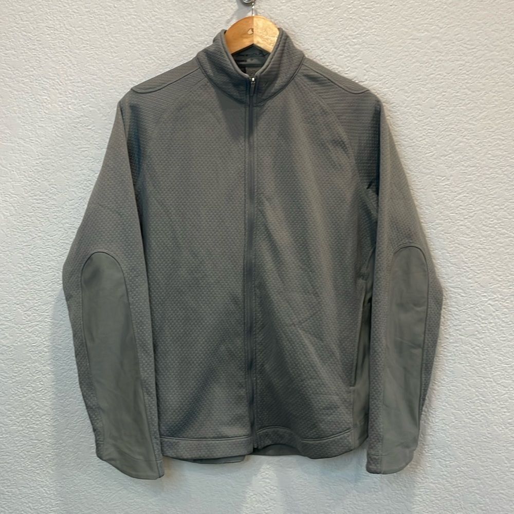 Nike Golf Women's Therma-Fit Gray Textured Full Zip Jacket Size Large